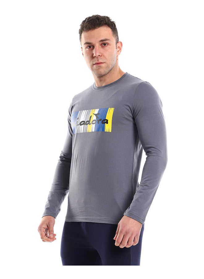 DIADORA - Men Cotton Printed T-Shirt - Image 1
