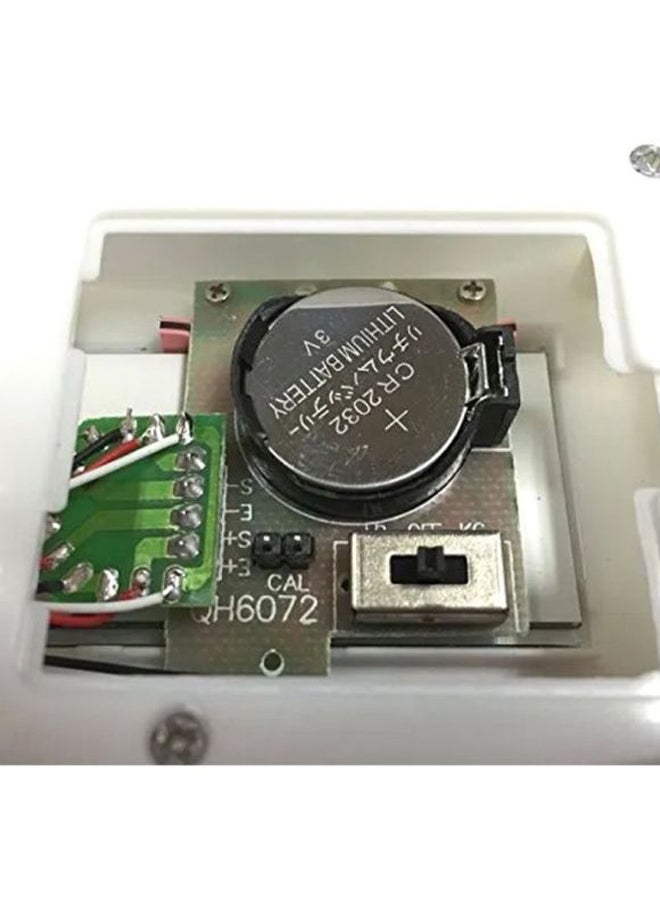 Digital LCD Electronic Glass Weighing Scale White - Image 3