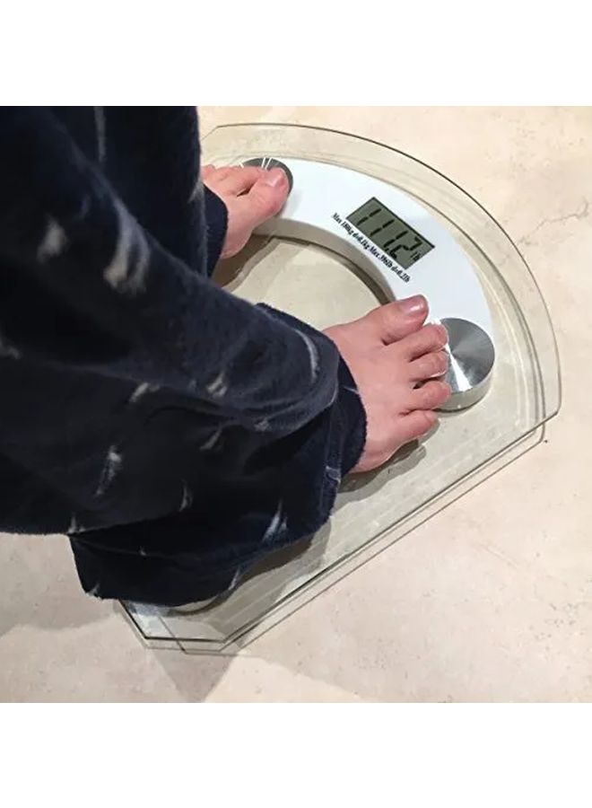 Digital LCD Electronic Glass Weighing Scale White - Image 4