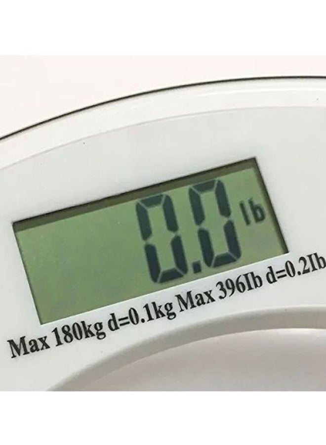 Digital LCD Electronic Glass Weighing Scale White - Image 2