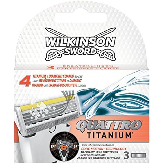 Wilkinson Sword Wilkinson Mens Quattro Core Motion Blades - Image 1