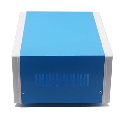 Zulkit Electronic Enclosures Blue Metal Enclosure Project Case DIY Box Junction Case Enclosure Preventive Case 12.6x10.6x4.7inch (320x268x120mm) - Image 4