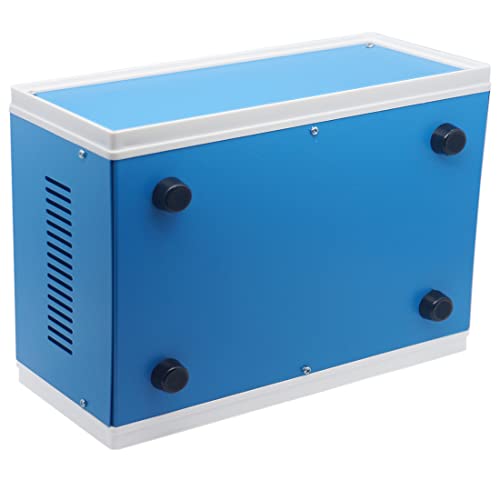 Zulkit Electronic Enclosures Blue Metal Enclosure Project Case DIY Box Junction Case Enclosure Preventive Case 12.6x10.6x4.7inch (320x268x120mm) - Image 5