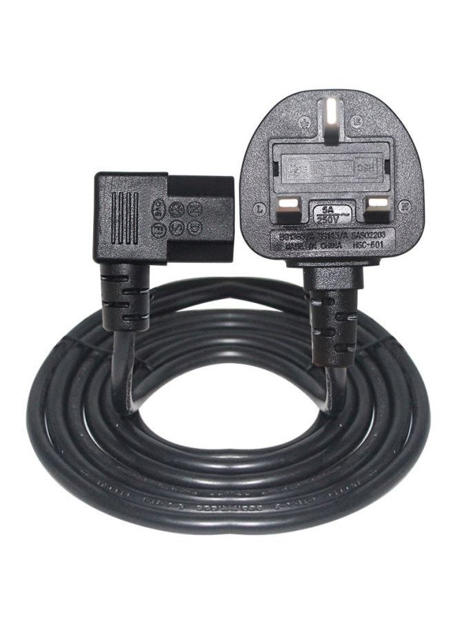 NIBEMINENT UK Plug Kettle Lead L Type Black  - Image 1