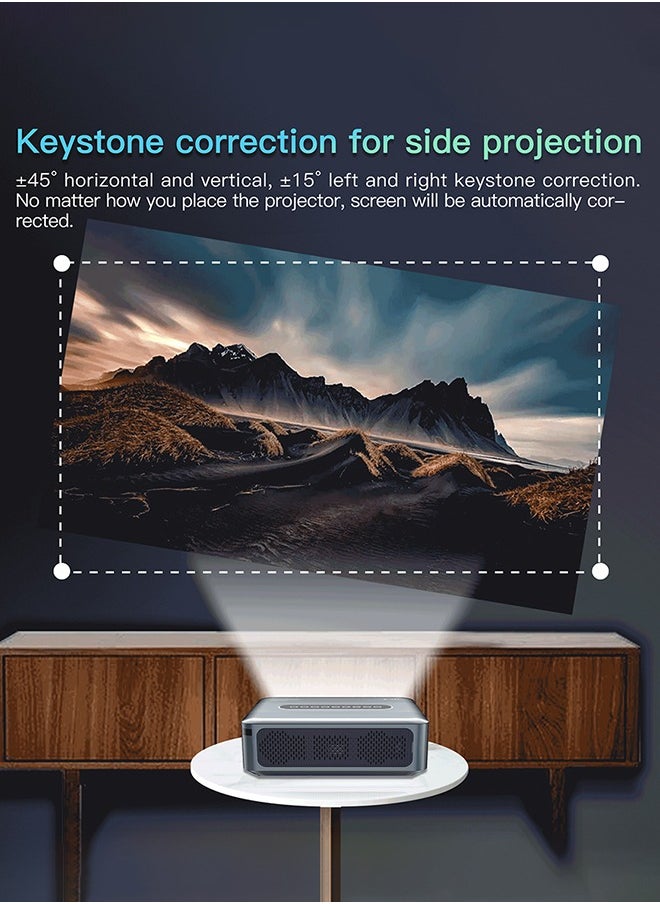 Xnano - [1080P 4K/8K Support] Projector with 5G WIFI and Bluetooth, 12000lux Outdoor Movie Projector, Portable Theater Projector Compatible with iPhone/Android/TV Stick/HDMI/USB/Laptop/DVD/PS5 - Image 1