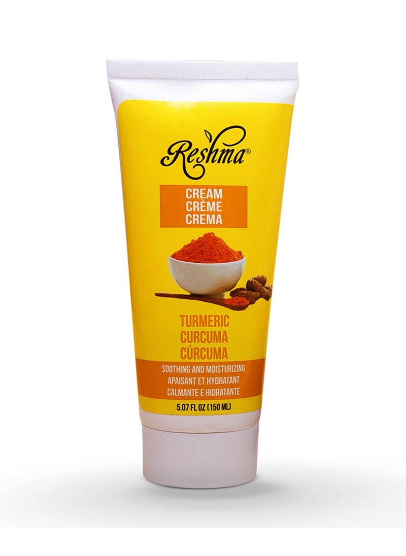 Reshma Beauty - Reshma Beauty Turmeric Cream | Face & Body Cream for Normal to Dry Skin | Hydrating and Illuminating |Dye Free, Body Butter, 5.07 fl oz, (Pack of 1) - Image 1
