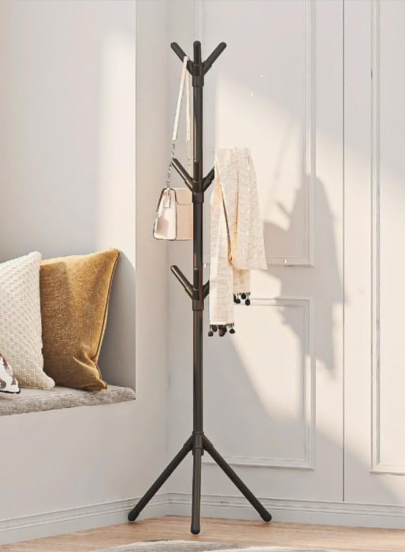 Elegant Coat, Tie And Bag - Entrance Storage Hanger Easy Assembly, Very Nice Home Decoration And Organizer (Black)  - Image 1