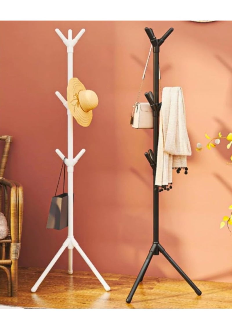Elegant Coat, Tie And Bag - Entrance Storage Hanger Easy Assembly, Very Nice Home Decoration And Organizer (Black)  - Image 2