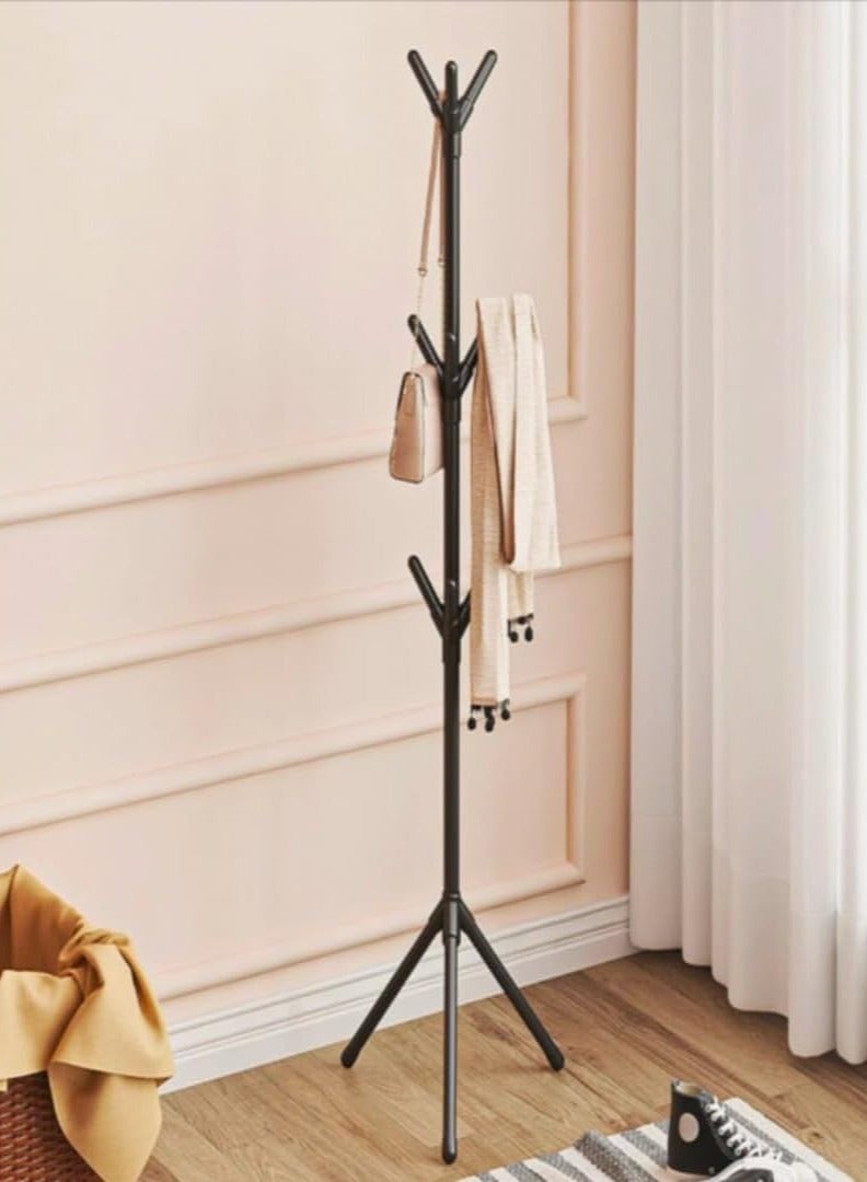 Elegant Coat, Tie And Bag - Entrance Storage Hanger Easy Assembly, Very Nice Home Decoration And Organizer (Black)  - Image 4