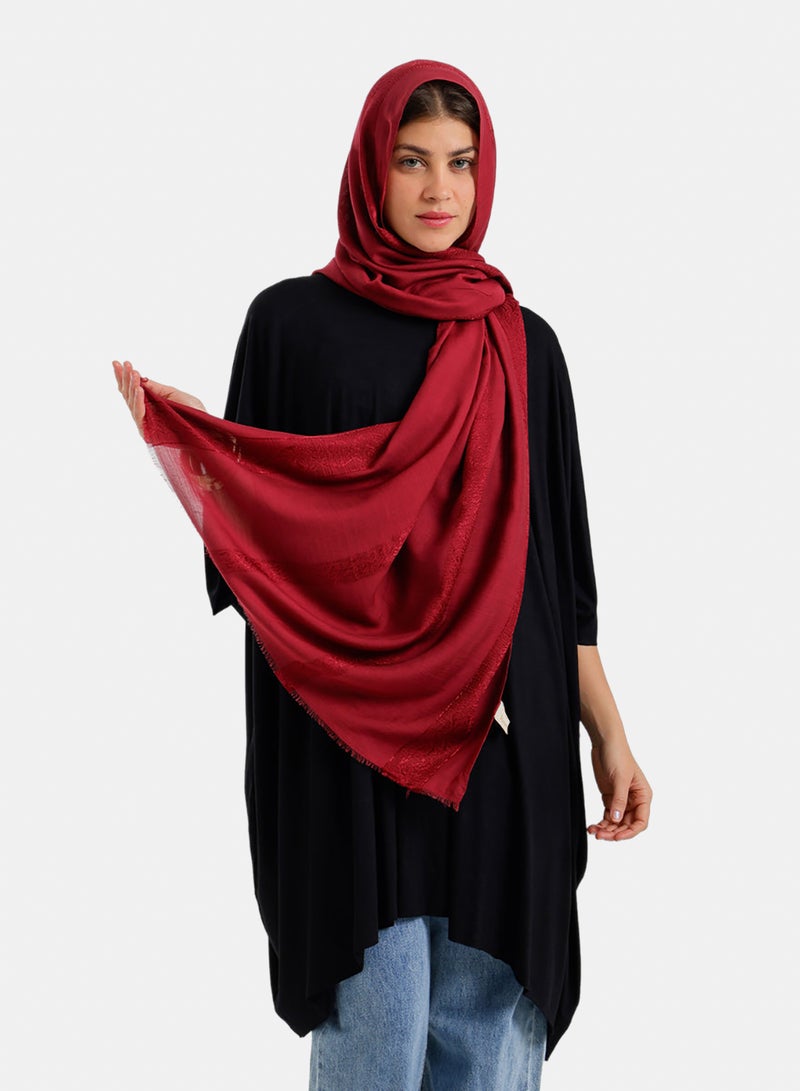Carina Soft Damask Style Scarf - Image 1