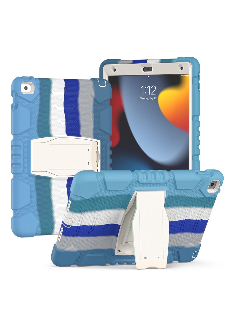 GULFLINK Gulflink Back Cover Protect Case for Apple iPad 2019/2020/2021 10.2inch colourful blue - Image 1