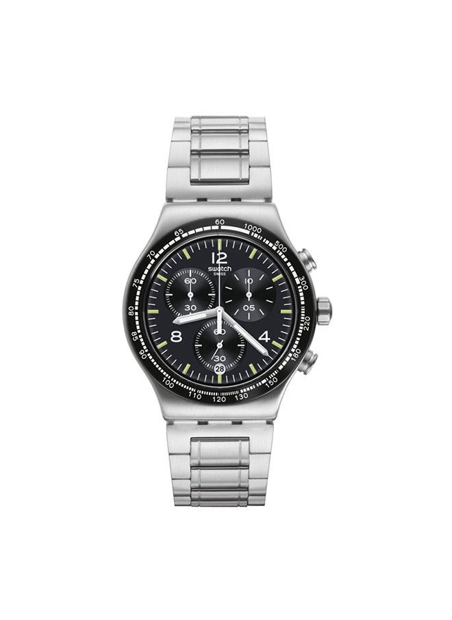 Swatch Stainless Steel Chronograph Watch YVS444GC  - Image 1
