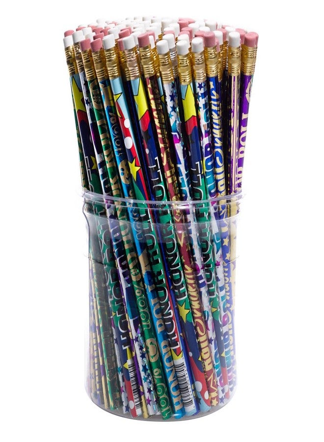 Anderson's Honor Roll Pencil Tub, Fun & Colorful Pencils, Perfect for School Supplies, Classroom Rewards, Creative Writing, Party Favors, and Motivational Gifts, Set of 144 - Image 1