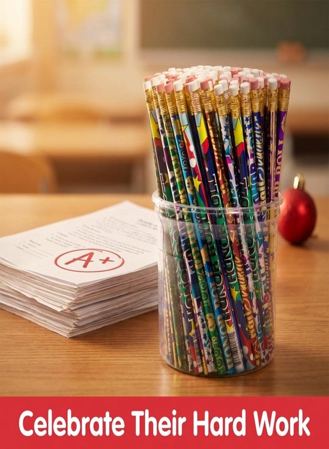 Anderson's Honor Roll Pencil Tub, Fun & Colorful Pencils, Perfect for School Supplies, Classroom Rewards, Creative Writing, Party Favors, and Motivational Gifts, Set of 144 - Image 3