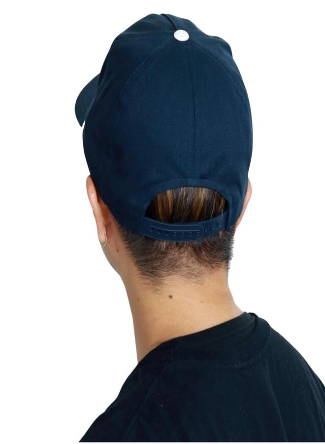 AMERICAN NEEDLE NASA Officially Licensed Cappy Trucker Adjustable Snapback Hat, Navy/White (44720A-NASA) - Image 2