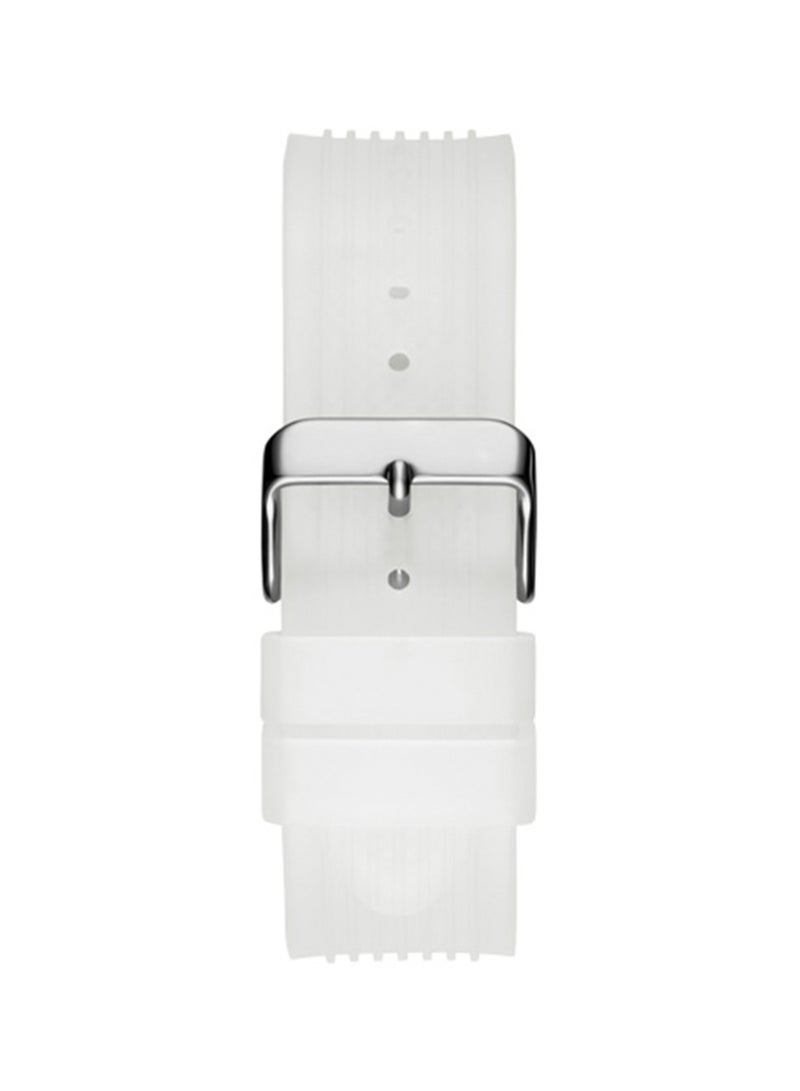 Guess Men's White Chronograph Silicone Strap Watch - GW0425G4 - Image 4