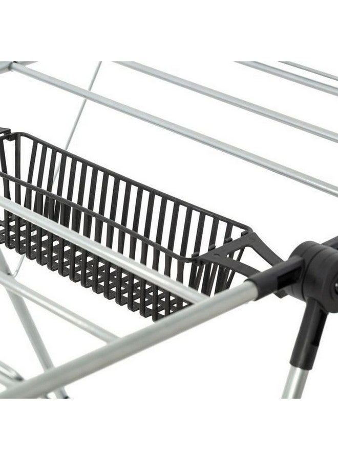Five Simply Smart Accona Plus Folding Winged Clothes Airer Silver and Black 92 x 60 x 137 cm 157384 - Image 3