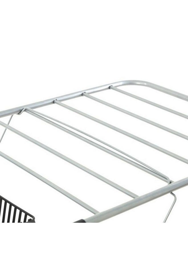 Five Simply Smart Accona Plus Folding Winged Clothes Airer Silver and Black 92 x 60 x 137 cm 157384 - Image 4