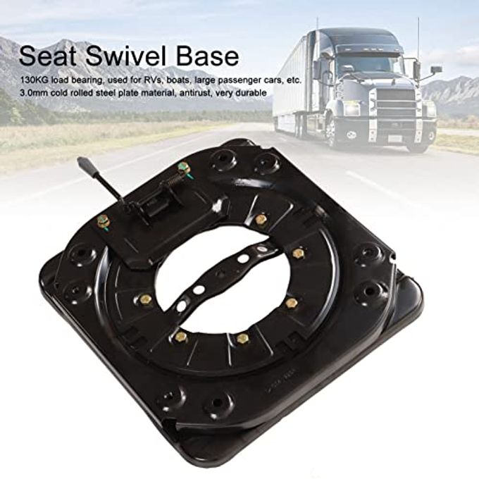 Aramox Swivel Base Seat, Heavy Duty Seat Swivel Base Steel Plate 360 Degree Rotatable 130Kg Load For Rv Camper Boat Bus - Image 3