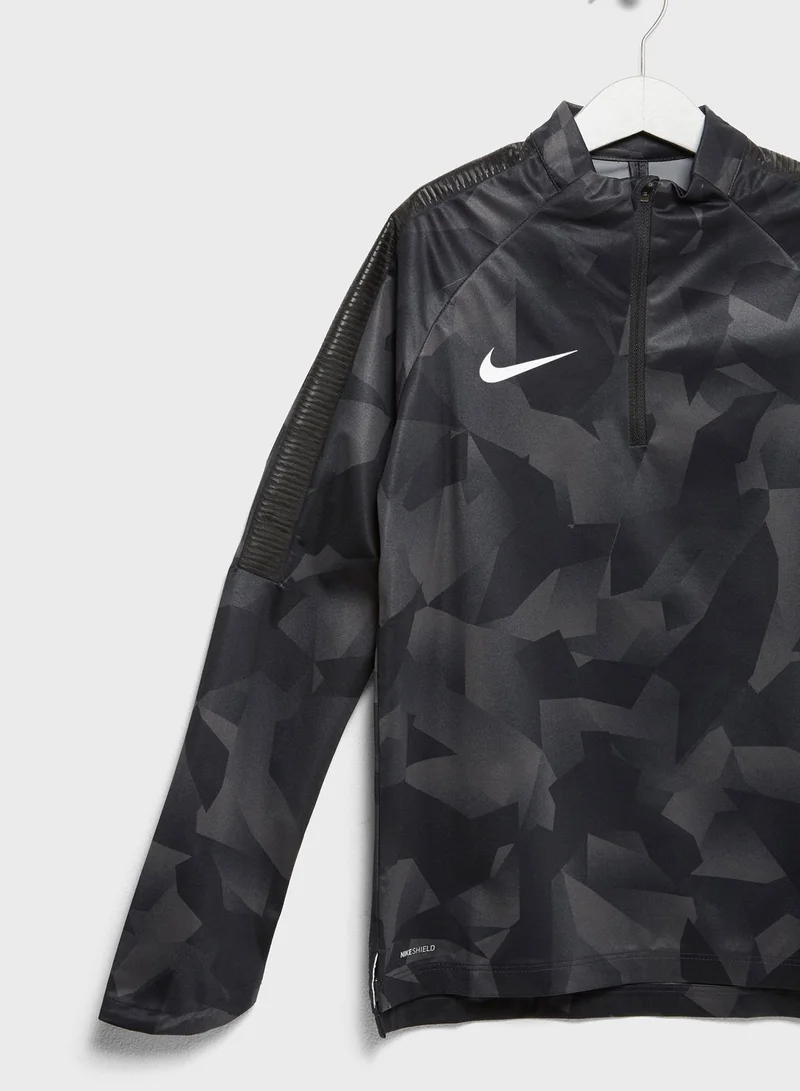 Nike Youth Shield Squad Drill Sweatshirt