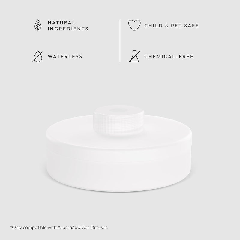 Aroma360 | Miami Heat Smart Car Diffuser Oil | Car Aromatherapy Diffuser Essential Oil | Lotus Flower | Italian Mandarin | Peach Blossom & Rose | Amber & Sandalwood | Vegan Diffuser Oil - Image 2