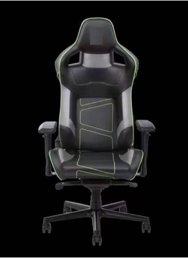 Generic Dazzle - Gaming Chair - Black (High quality PU leather and carbon fiber, powder coated steel seat frame, polyurethane foam)  - Image 1