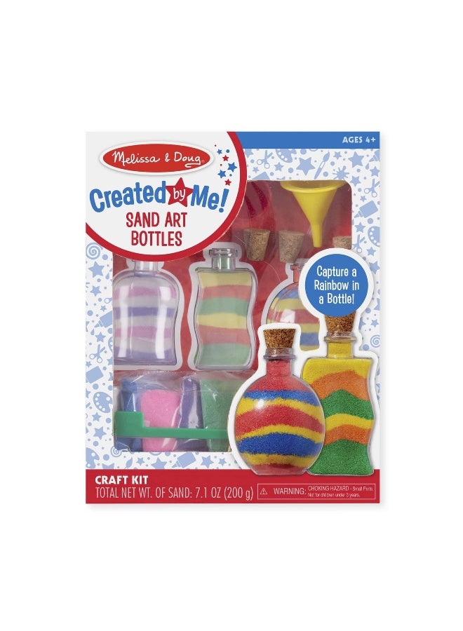 Melissa & Doug مجموعة فن زجاجات الرمل من ميليسا ودوج! صممها بنفسي - Image 2