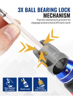 WORKPRO WORKPRO 12-in-1 Multi-Bit Ratcheting Screwdriver, Quick-load Mechanism Bits Hold in Handle  - Image 5