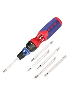 WORKPRO WORKPRO 12-in-1 Multi-Bit Ratcheting Screwdriver, Quick-load Mechanism Bits Hold in Handle  - Image 1