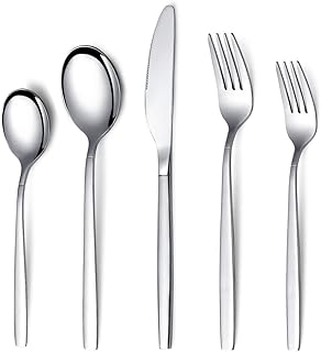 Berglander Flatware Set 20 Pieces, Stainless Steel Flatware Set, Silverware Set Service For 4 - Image 1
