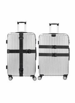 Y&D Heavy Duty Luggage Straps for Suitcases Packing Belts Travel(2 Pack black)  - Image 2
