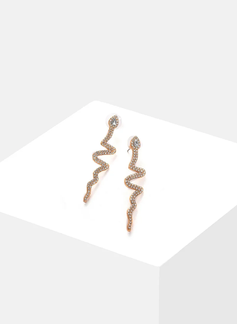 سوهي أقراط متدلية اصطناعية معاصرة