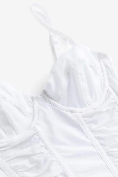 اتش اند ام Strappy Mesh Detailed Top