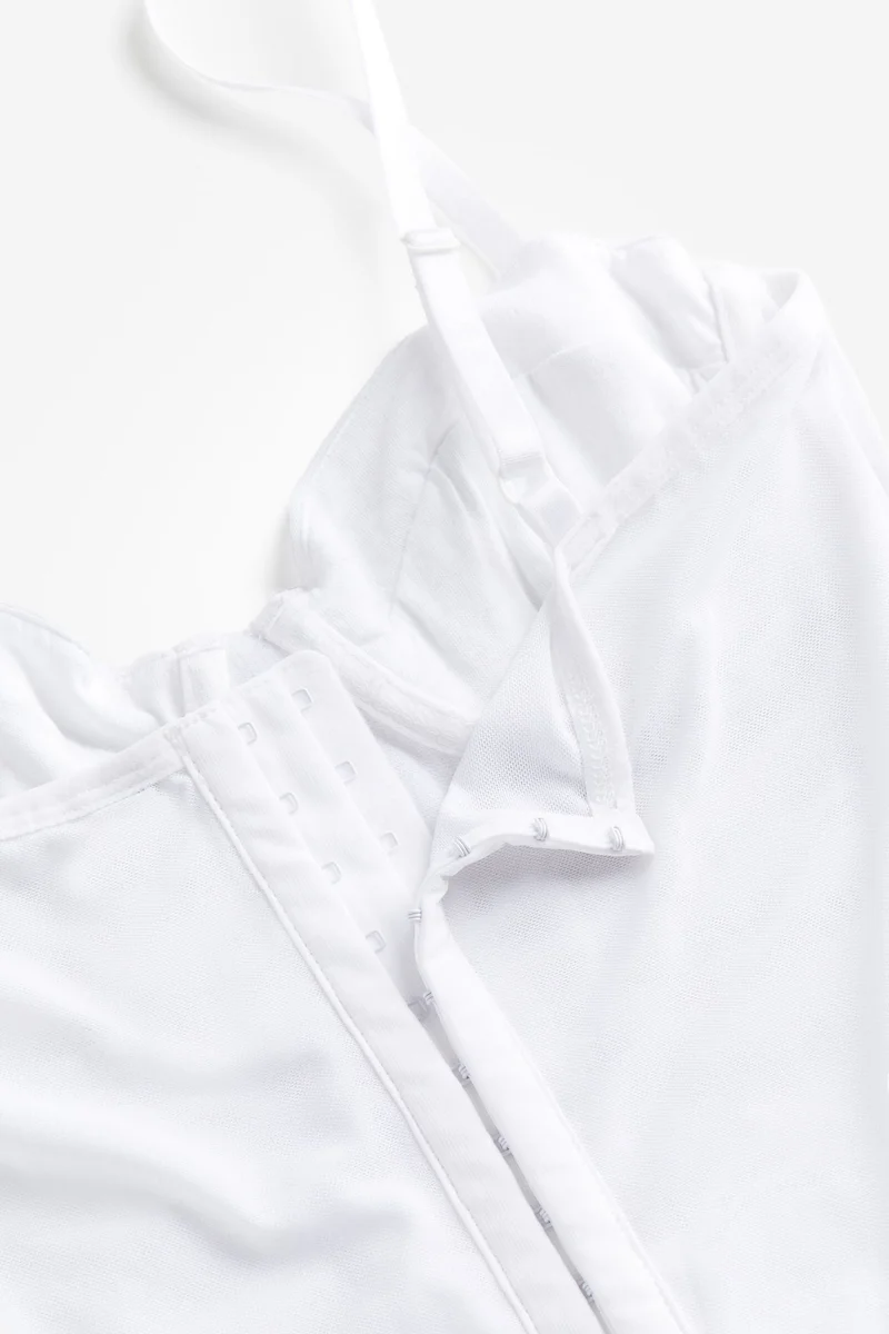 اتش اند ام Strappy Mesh Detailed Top
