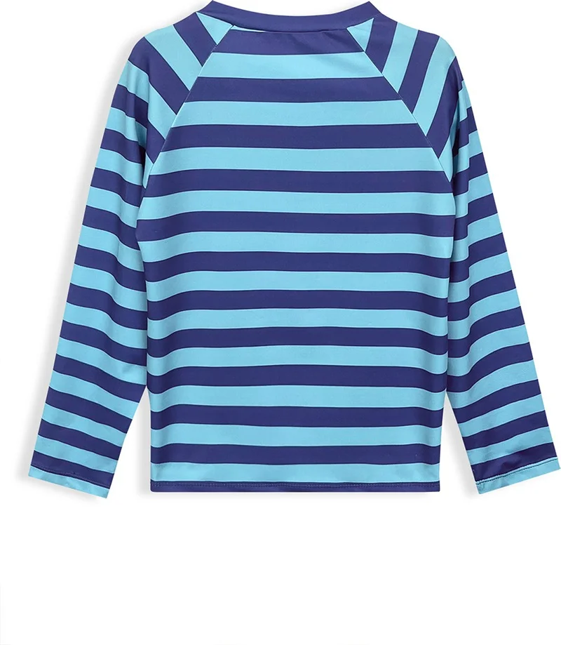 Denokids UV Protection Striped Boy Swimsuit T-Shirt