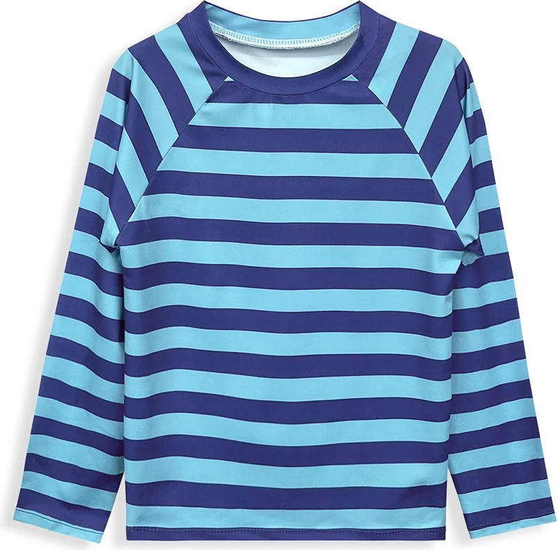 Denokids UV Protection Striped Boy Swimsuit T-Shirt