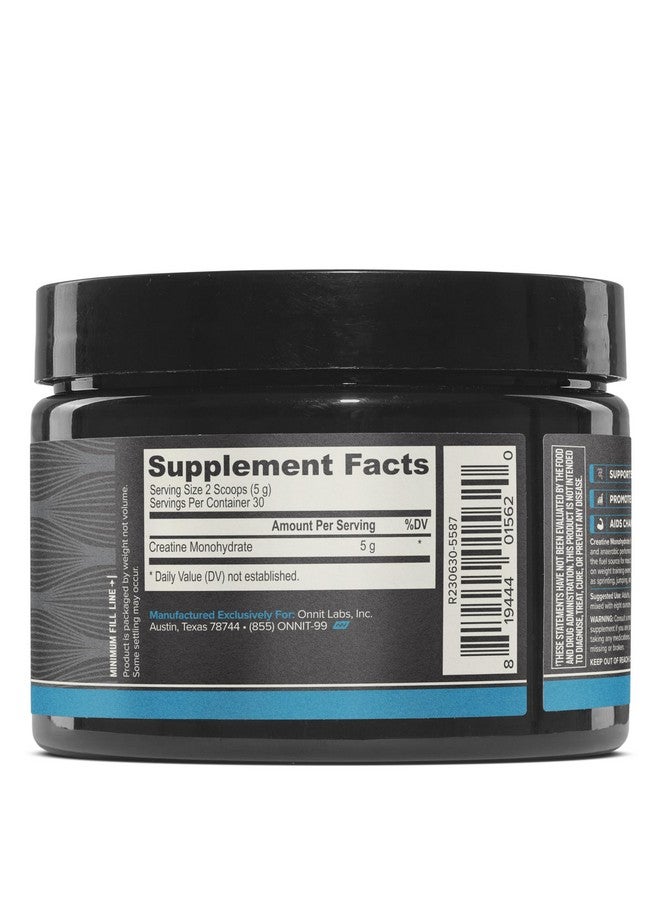 ONNIT Creatine Monohydrate Powder, Creatine Powder Supplement That Promotes Strength and Power, 30 Servings per Tub, 5.29 oz - Image 5