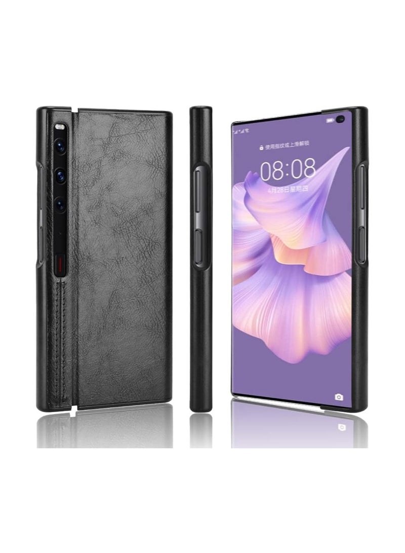 Compatible Huawei Mate Xs 2 Case Cover, Vintage PU Leather Slim Shockproof Case for Huawei Mate XS2 PAL-AL00 Case