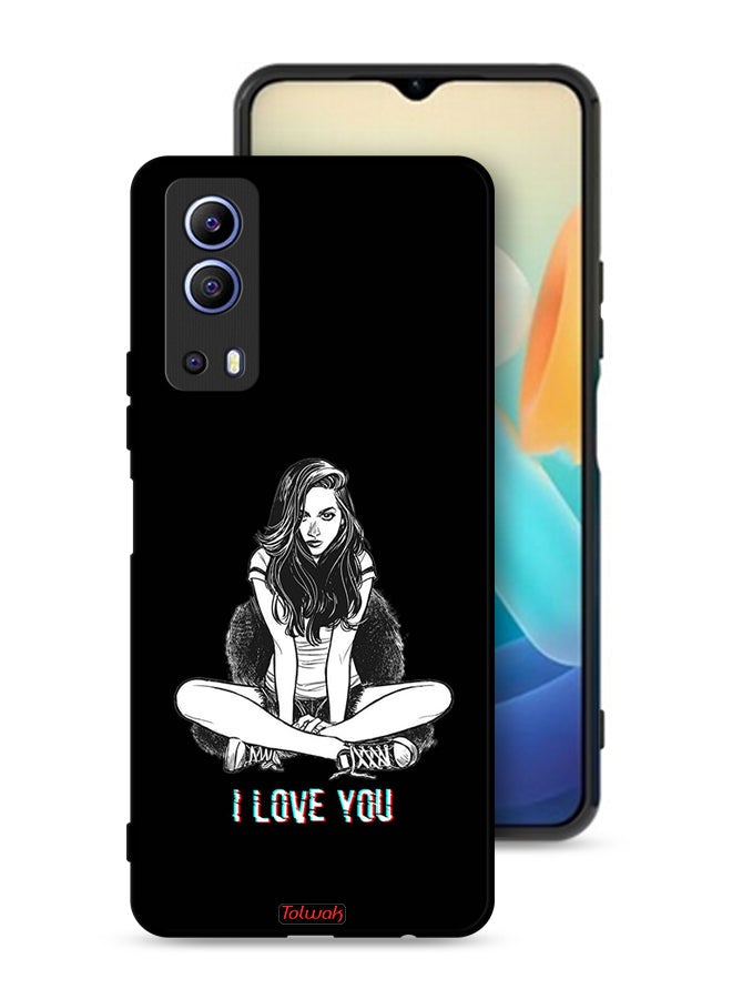Tolwak Vivo iQOO Z3 5G Protective Case Cover I Love You Art - Image 1