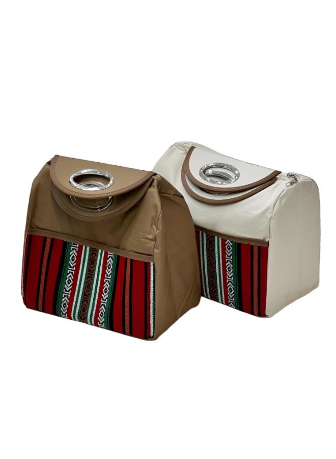 كادي ون طقم حقائب رحلات مكون من قطعتين بسعة تخزين كبيرة عالية الجودة مقاومة للماء، حقيبة رحلات مزودة بسحّابات قوية وجيوب عملية مبطّنة من الداخل مثالية للرحلات والنزهات و التخييم