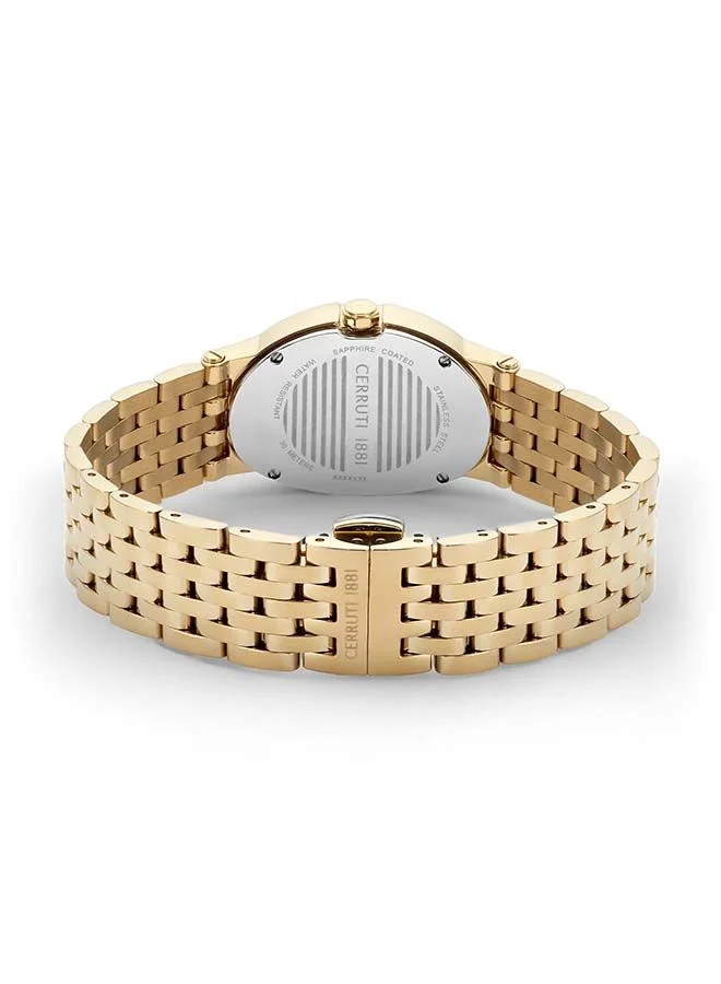 CERRUTI 1881 NORICA Round Analog Wrist Watch CIWLG2206604 - 27.5 mm - Gold