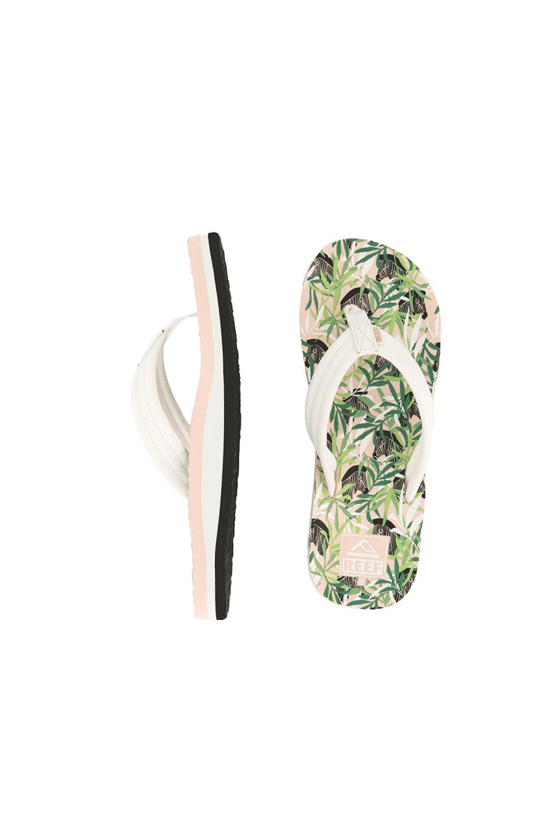 REEF Kids' Ahi Beach Flip Flop, Soft Cushion Footbed, Water Friendly, Zebra, 2 - Image 4