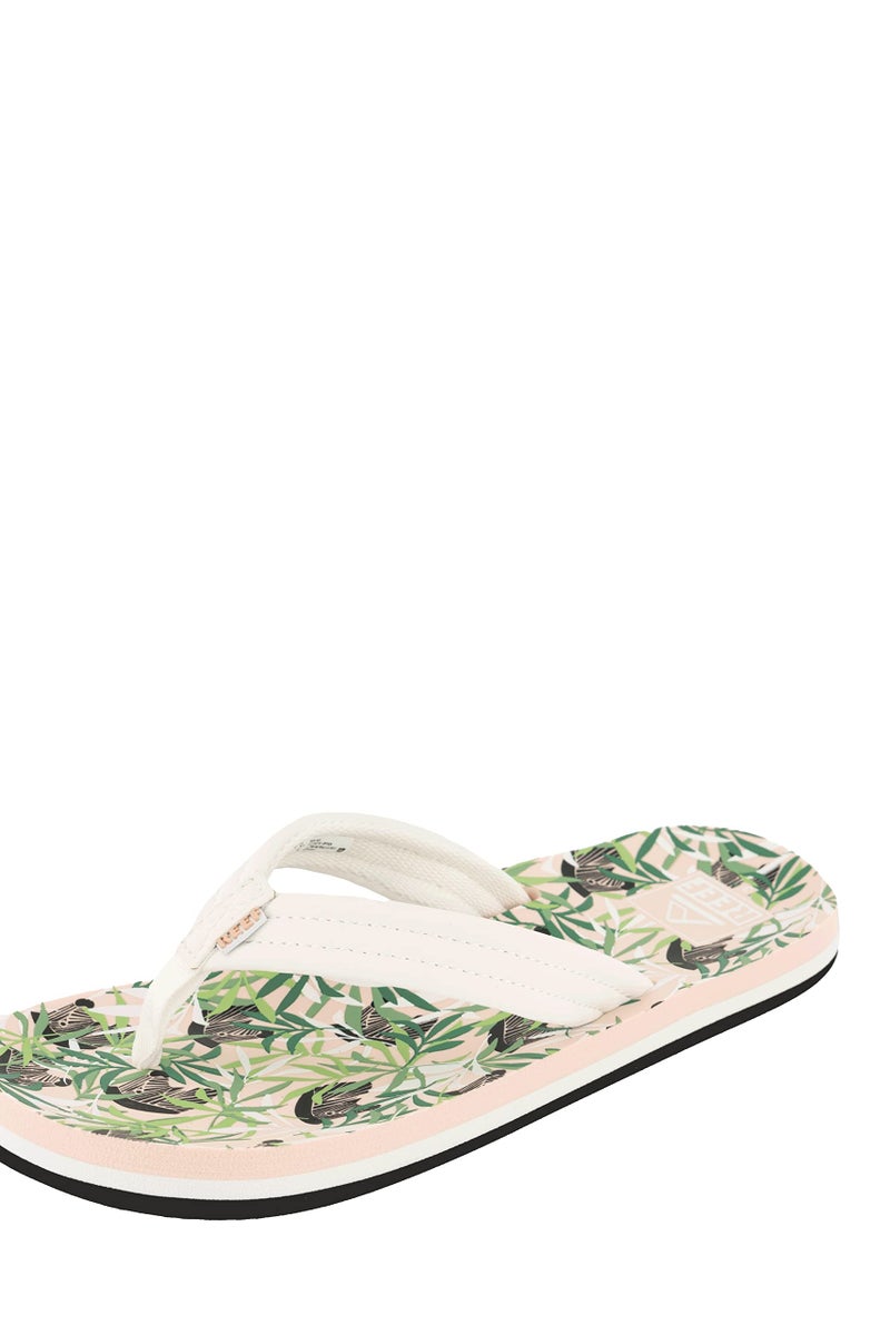 REEF Kids' Ahi Beach Flip Flop, Soft Cushion Footbed, Water Friendly, Zebra, 2 - Image 5