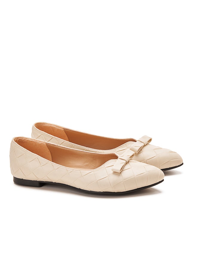 TGS - Quilted Bow Ballerinas - Image 1