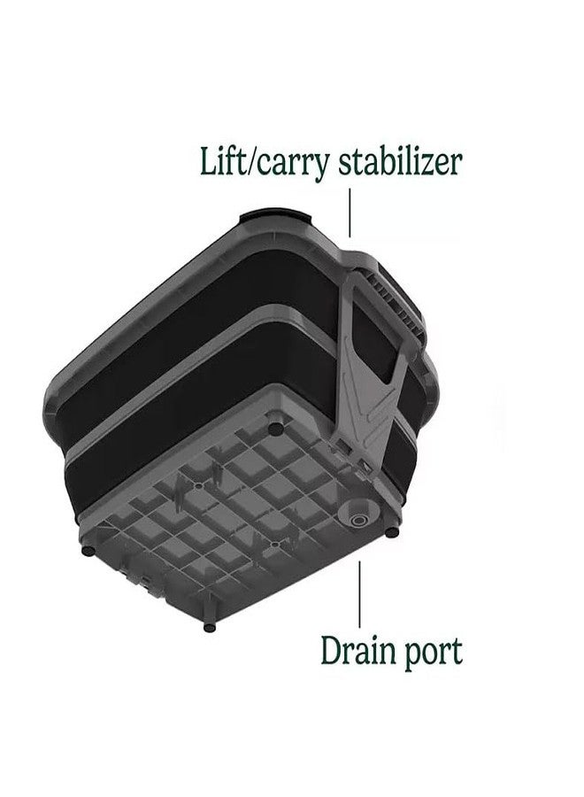 كويزينارت حوض تحضير وتقديم الطعام القابل للتوسيع 4 في 1 من كويزينارت cmt-1306 + عبوة إضافية من 5 مشابك أكياس - Image 2