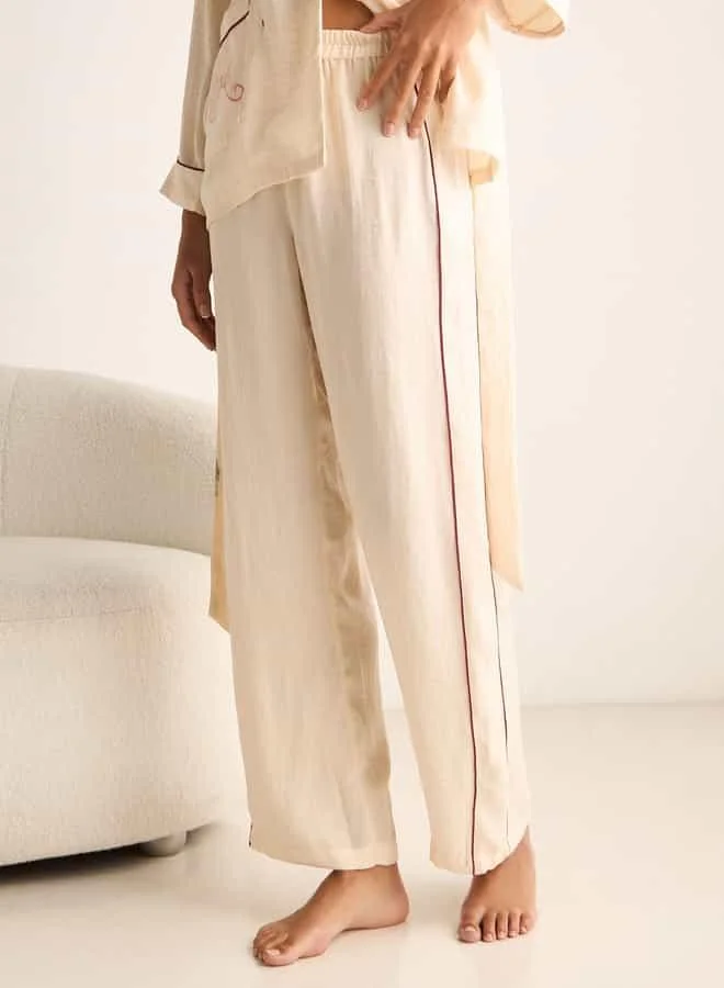 سبلاش فيڤ Embroidered Robe and Pyjama Set