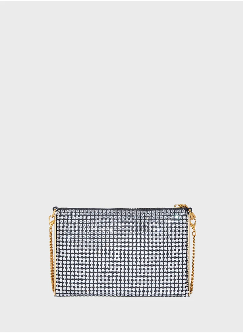 Ted Baker Kriisa Crystal Side Chain Detailed Clutch