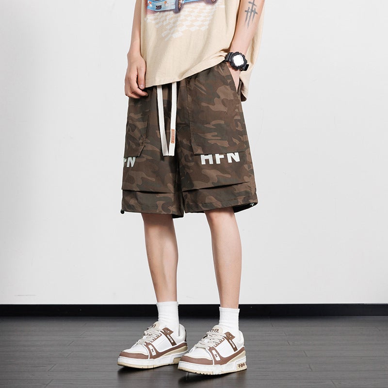 Casual Camouflage Shorts Overalls Boys Summer Thin Pants Boys Loose Men'S Sports Overalls Pants - Image 3