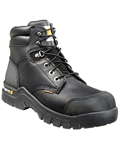 Carhartt Footwear CMF6371 6-Inch Black Rugged Flex Waterproof Boot - 9 M - Black - Image 1