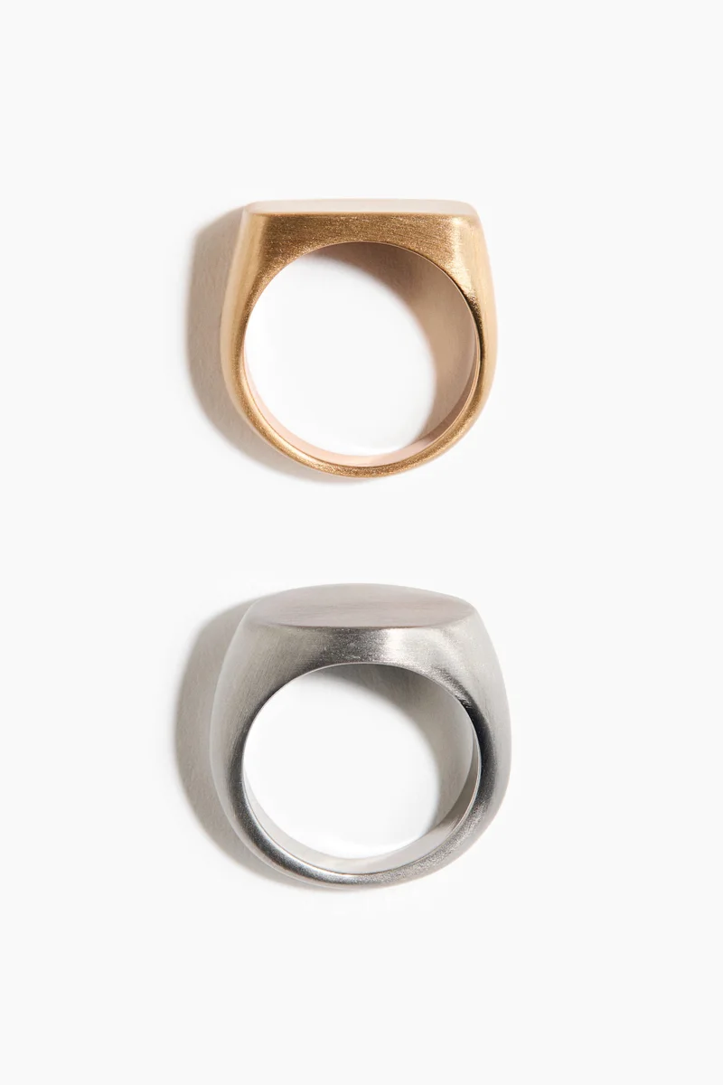 2-pack signet rings